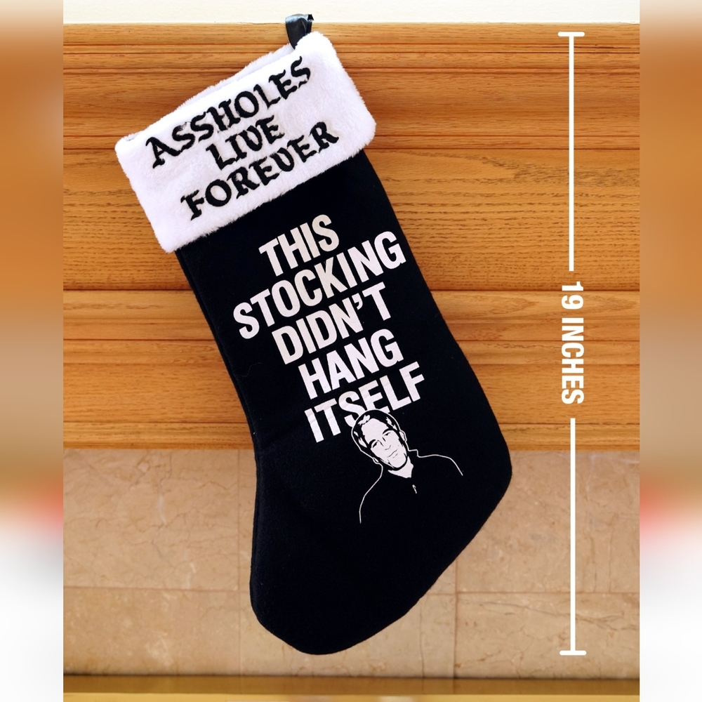 Assholes Live Forever Christmas Stocking